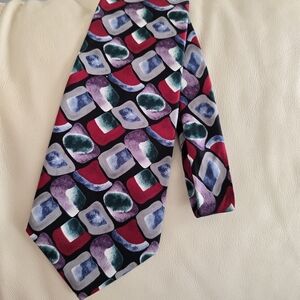Pierre Cardin Multicolor Silk Men's Necktie Tie